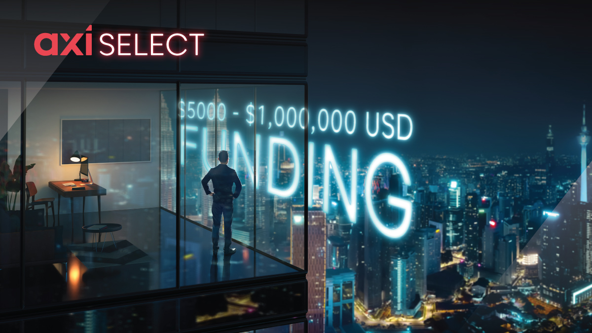 Axi ra mắt Axi Select, một chương trình phân bổ vốn tiên phong toàn diện, cung cấp nguồn vốn lên đến 1.000.000 đô la Mỹ cho các nhà giao dịch có kỹ năng. 2 axi select